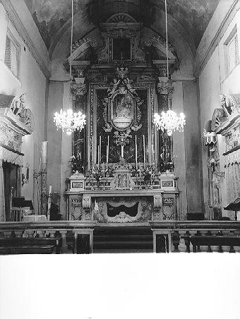 altare maggiore - ambito apuoversiliese (fine/inizio secc. XVII/ XVIII)