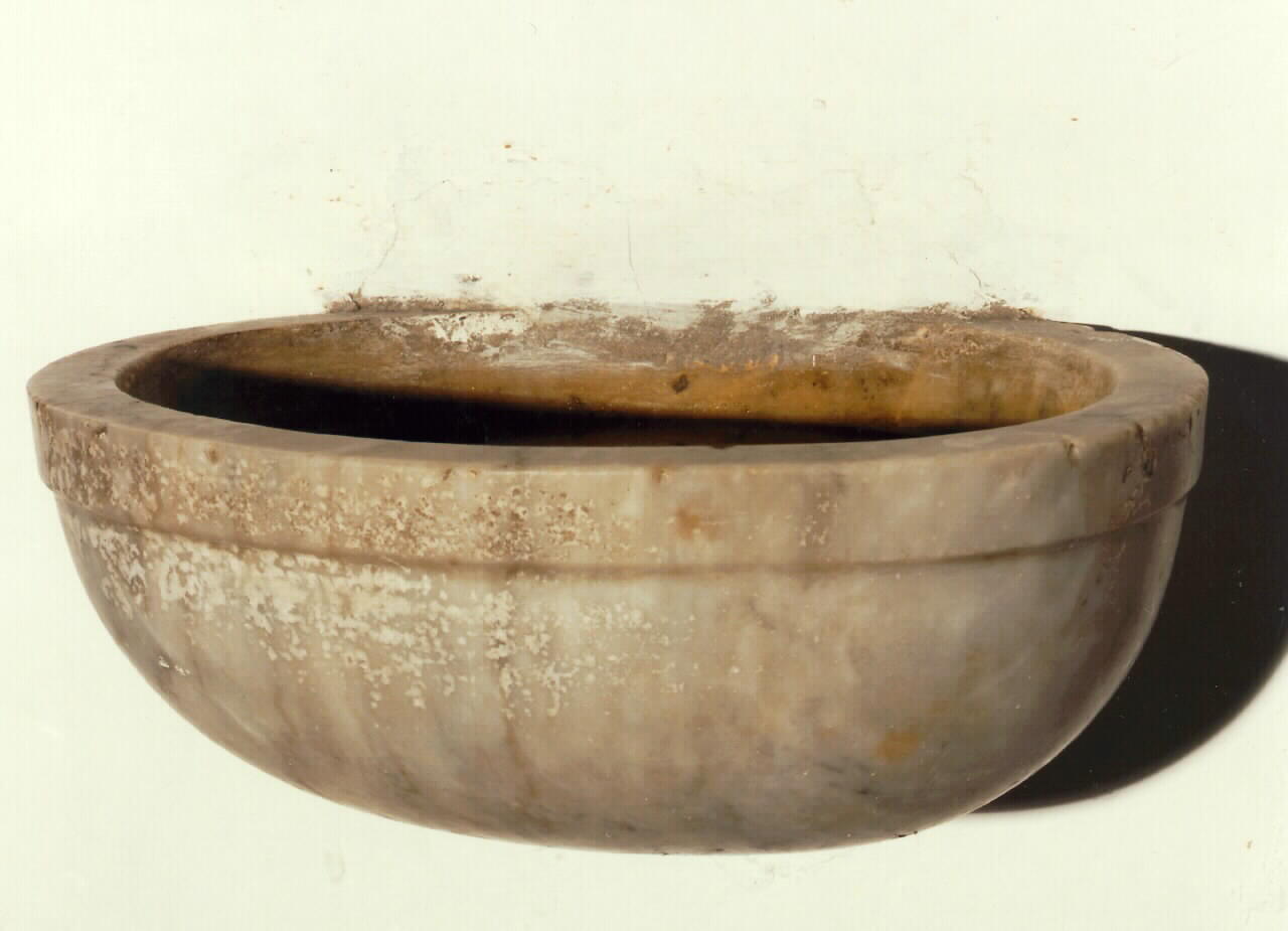 acquasantiera da parete - ambito siciliano (Seconda metà sec. XIX)