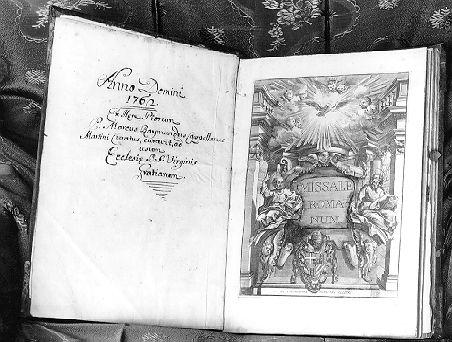 coperta di libro liturgico di Landini (sec. XVIII)