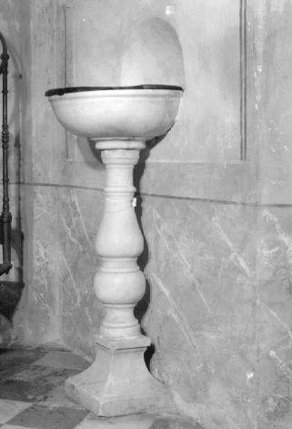 acquasantiera - a fusto - bottega italiana (sec. XVII)