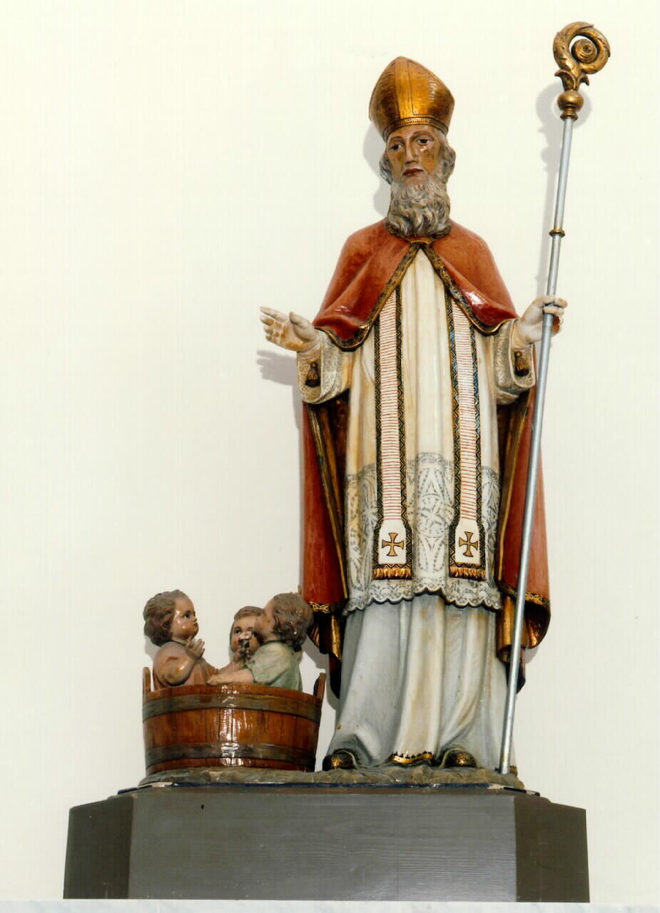 San Nicola di Bari (statua) - ambito siciliano (primo quarto sec. XX)