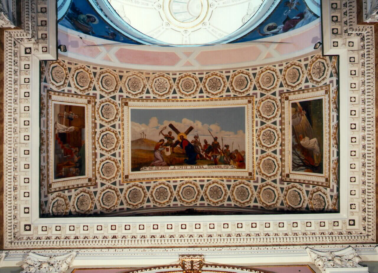 decorazione plastico-pittorica, serie - ambito siciliano (sec. XX)