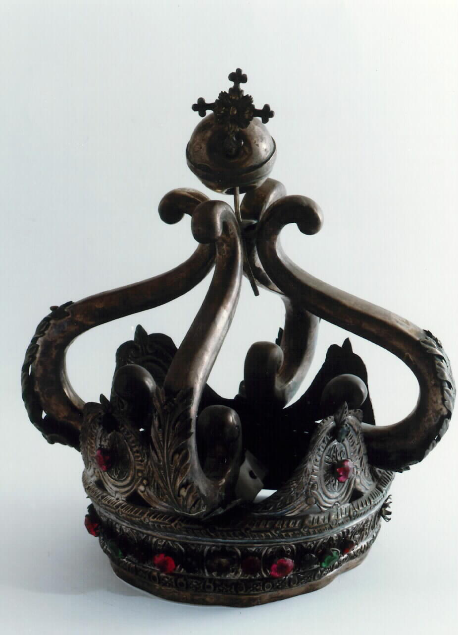 corona da statua - bottega siciliana (Fine/inizio secc. XIX/ XX)