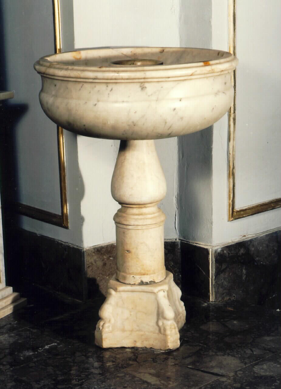 fonte battesimale - ambito siciliano (sec. XVII)