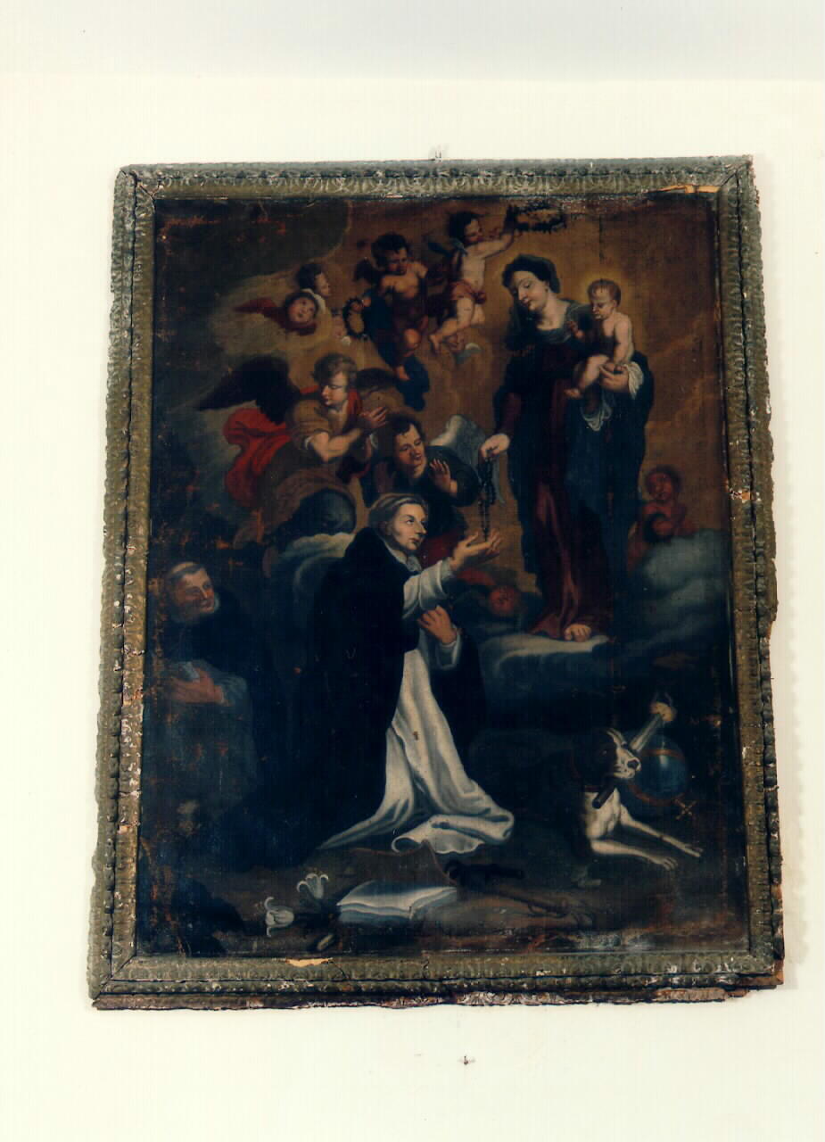 Madonna del Rosario (dipinto) - ambito siciliano (Prima metà sec. XIX)