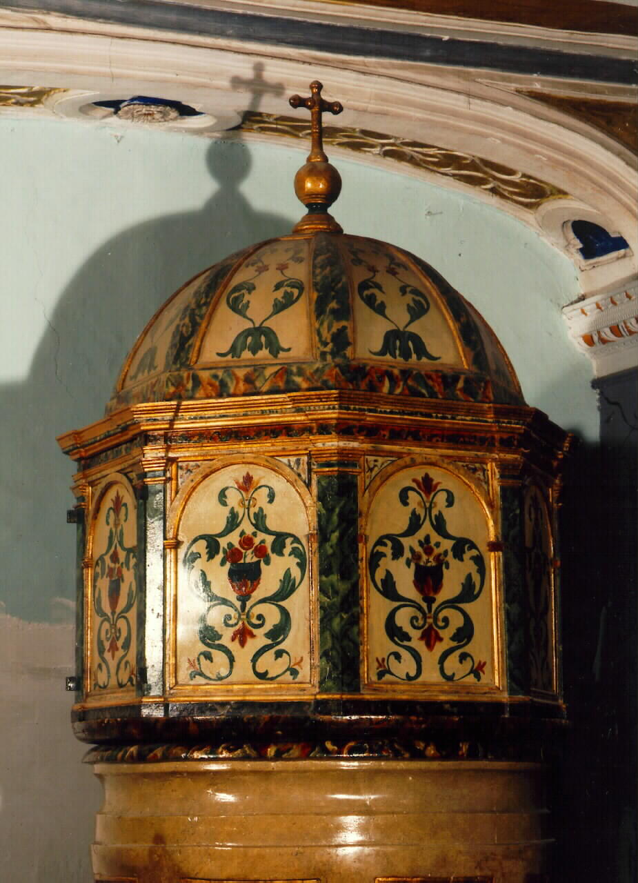 coprifonte - produzione siciliana (sec. XIX)