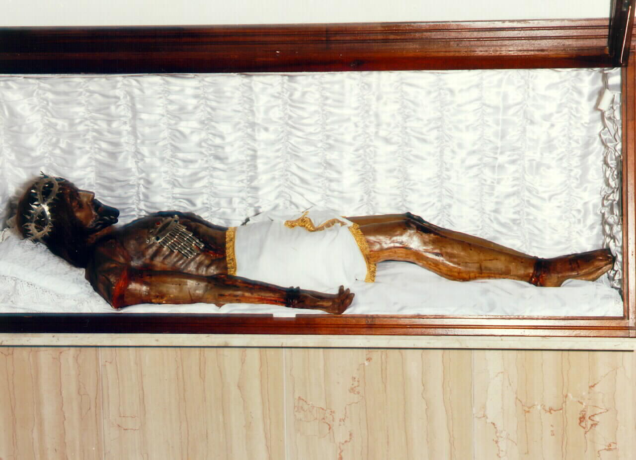 Cristo morto (statua) - ambito siciliano (Seconda metà sec. XVIII)