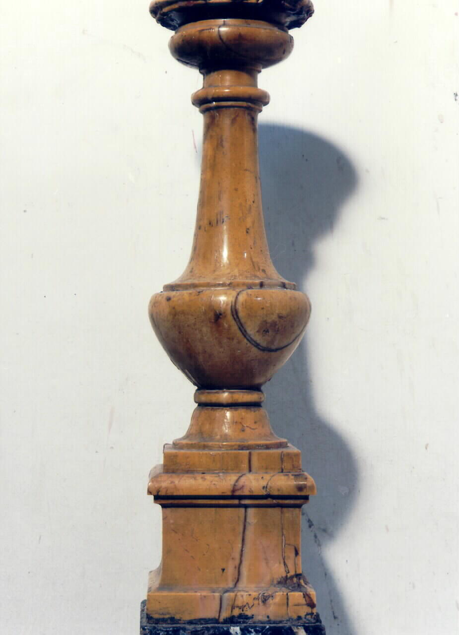 candelabro d'altare, serie - ambito siciliano (fine sec. XVI)