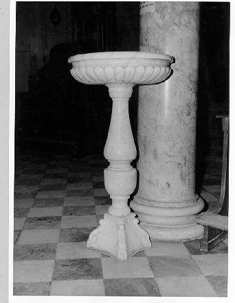 acquasantiera - a fusto - bottega italiana (sec. XVII)