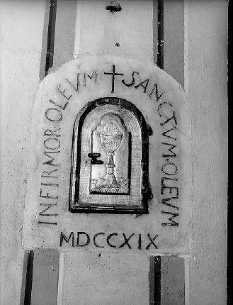 tabernacolo murale - bottega italiana (sec. XVIII)