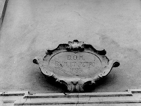 cartiglio - bottega italiana (sec. XVIII)