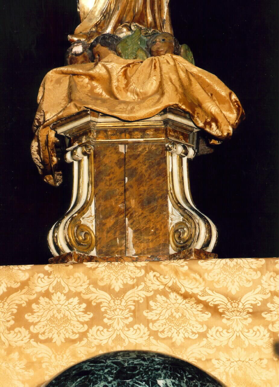 base di statua - produzione siciliana (Prima metà sec. XIX)