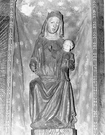 MADONNA CON BAMBINO (statua) di Tino di Camaino (sec. XIV)