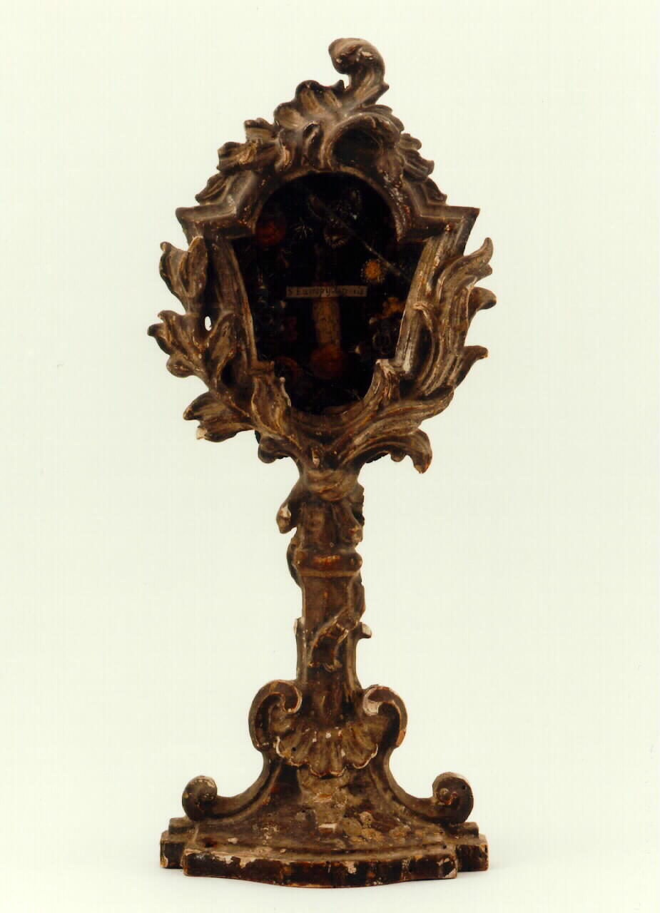 RELIQUIARIO - A OSTENSORIO, serie - produzione siciliana (Seconda metà sec. XVIII)