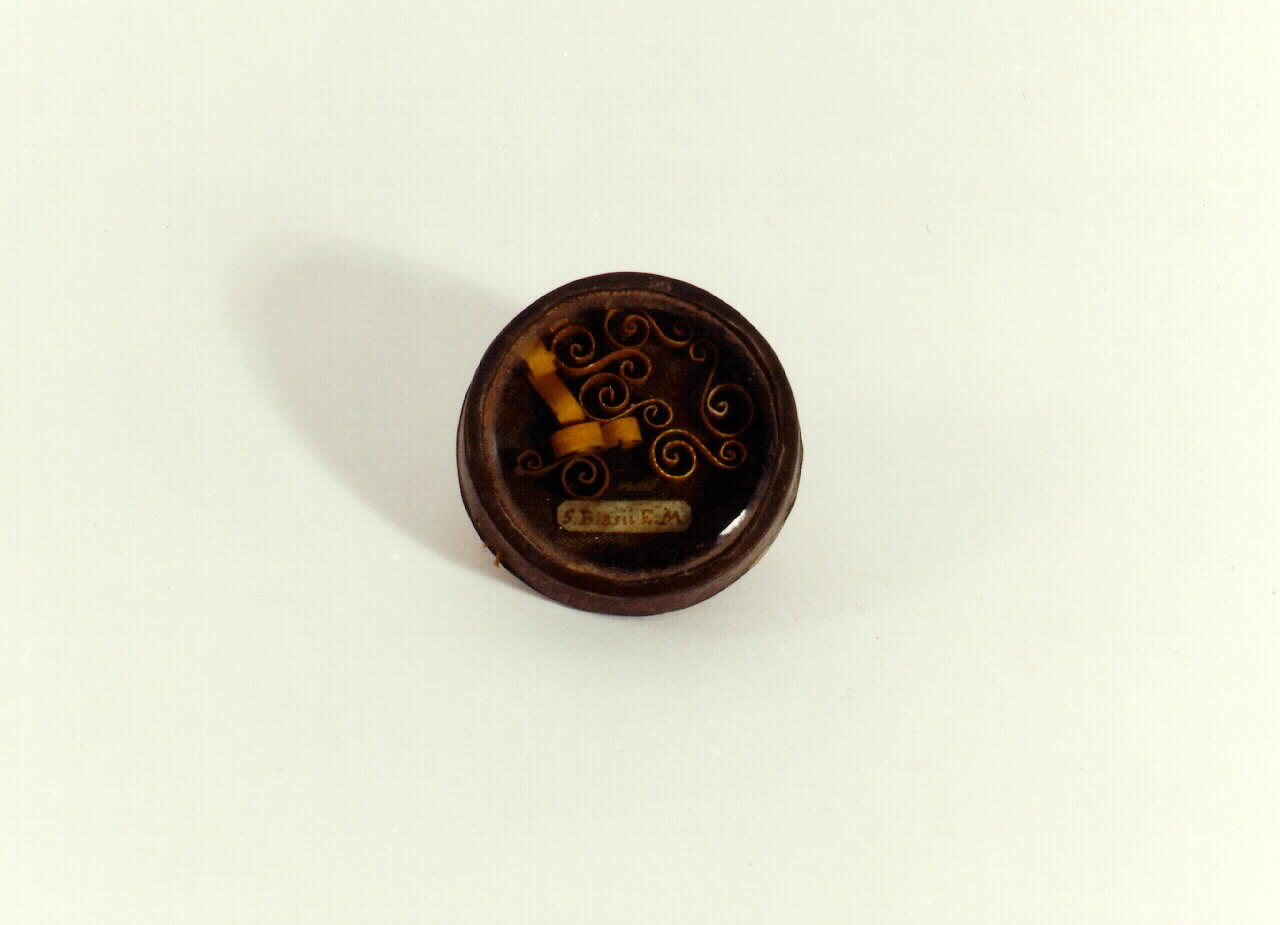 reliquiario - a capsula - bottega siciliana (Seconda metà sec. XVIII)