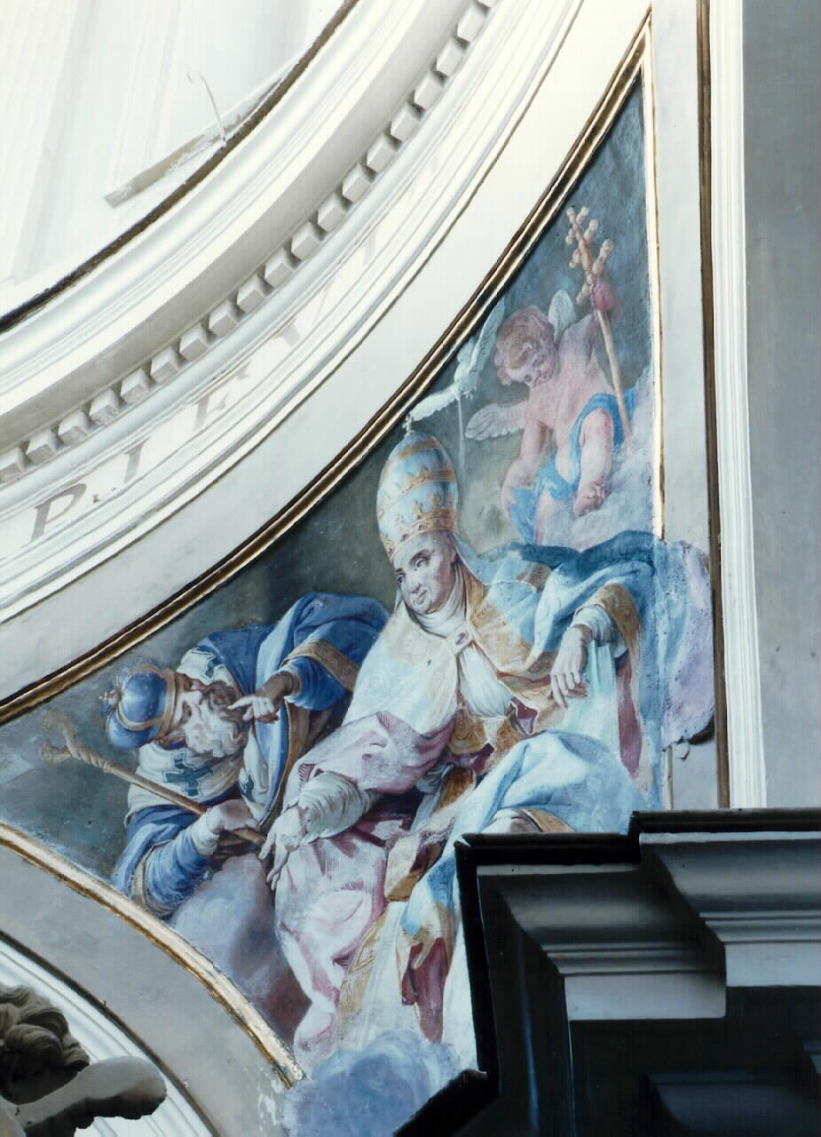 papa Pio VI (dipinto murale) - ambito siciliano (ultimo quarto sec. XVIII)