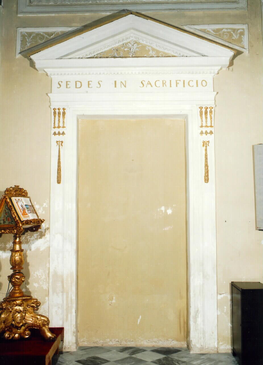 mostra di porta - ambito siciliano (Prima metà sec. XIX)