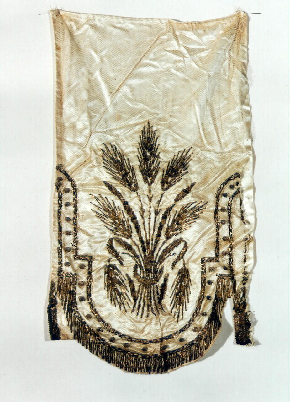 conopeo di tabernacolo - a cortina - manifattura siciliana (Seconda metà sec. XIX)