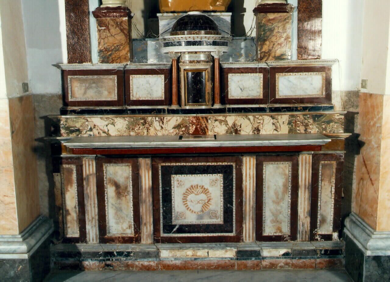 altare - a blocco - ambito siciliano (ultimo quarto sec. XIX)