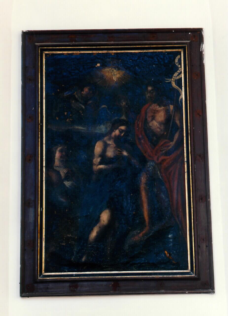 battesimo di Cristo (dipinto) - ambito siciliano (sec. XVIII)