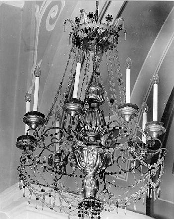 lampadario, serie - bottega italiana (sec. XIX)