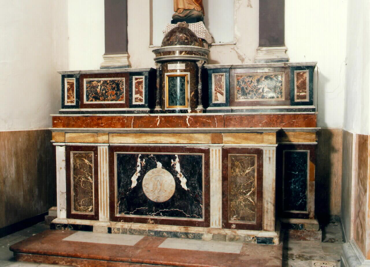 altare - a blocco - ambito siciliano (Fine/inizio secc. XIX/ XX)
