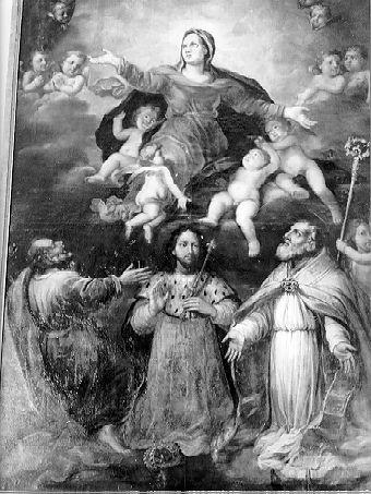 Madonna in gloria (dipinto) - ambito italiano (sec. XVII)