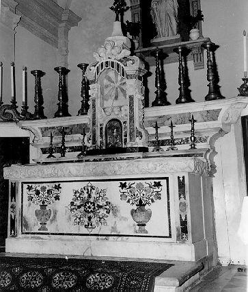 altare maggiore - bottega apuana (sec. XVII)