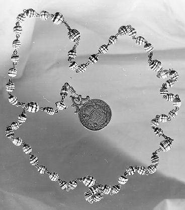 corona del rosario - ambito italiano (sec. XVIII)