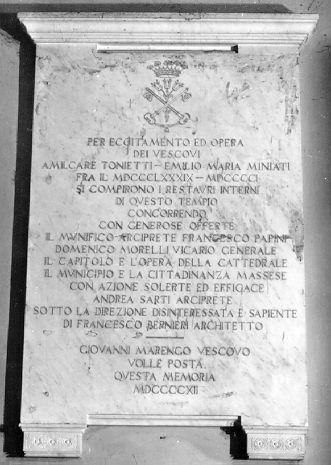 recinto del coro di Giuseppe di Agostino Bambi da Settignano (sec. XVIII)