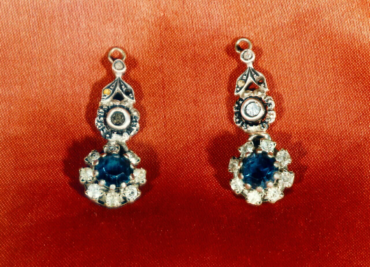 orecchini (addobbo di statua) - bottega siciliana (sec. XIX)