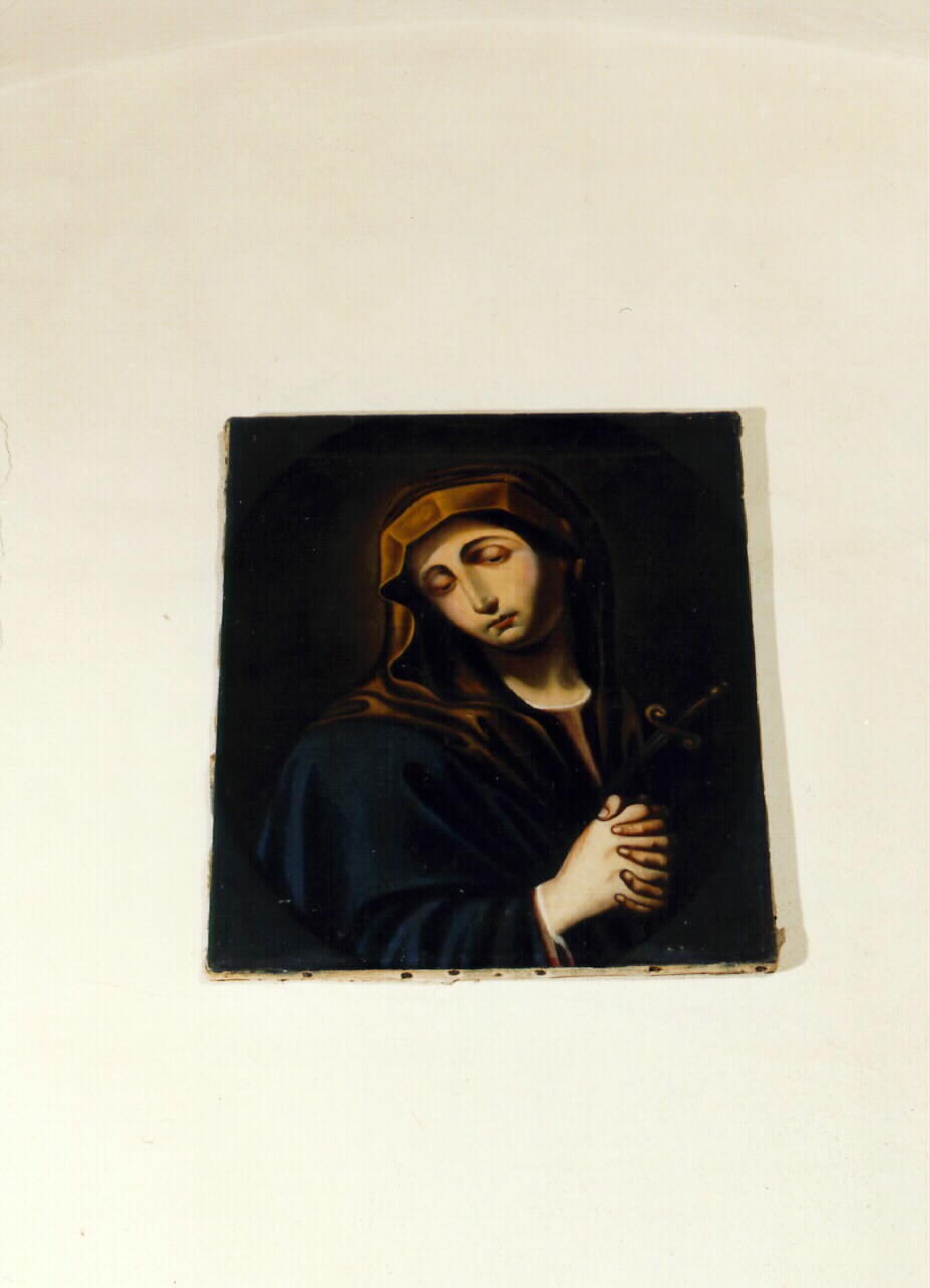 Madonna Addolorata (dipinto) - ambito siciliano (Seconda metà sec. XIX)