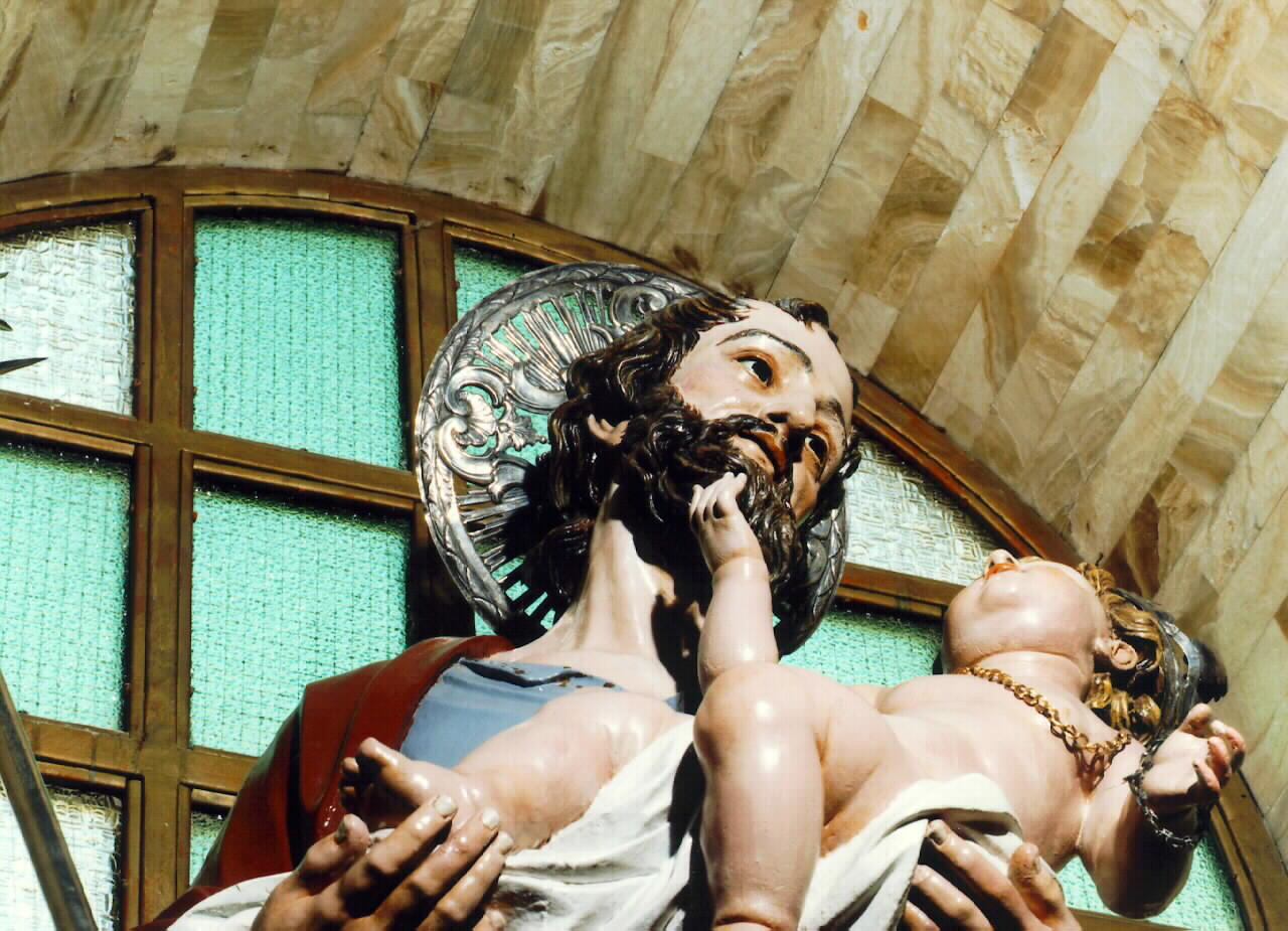 aureola di immagine sacra - bottega siciliana (Seconda metà sec. XIX)