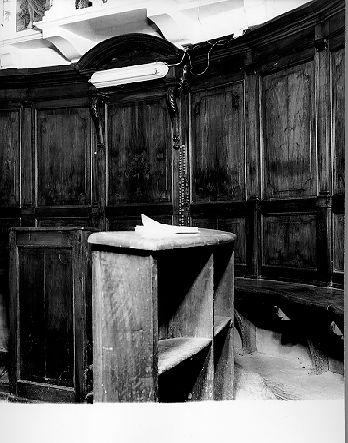 stalli del coro - bottega Italia settentrionale (sec. XX)