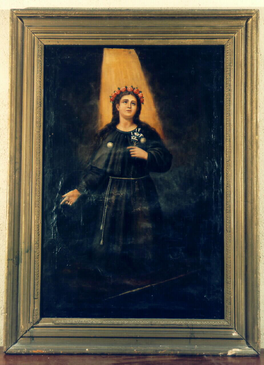 Santa Rosalia (dipinto) - ambito siciliano (Seconda metà sec. XIX)