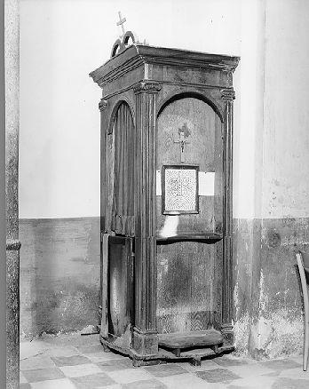 confessionale, serie - bottega italiana (inizio sec. XX)