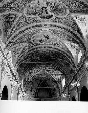 soffitto dipinto - ambito italiano (sec. XIX)