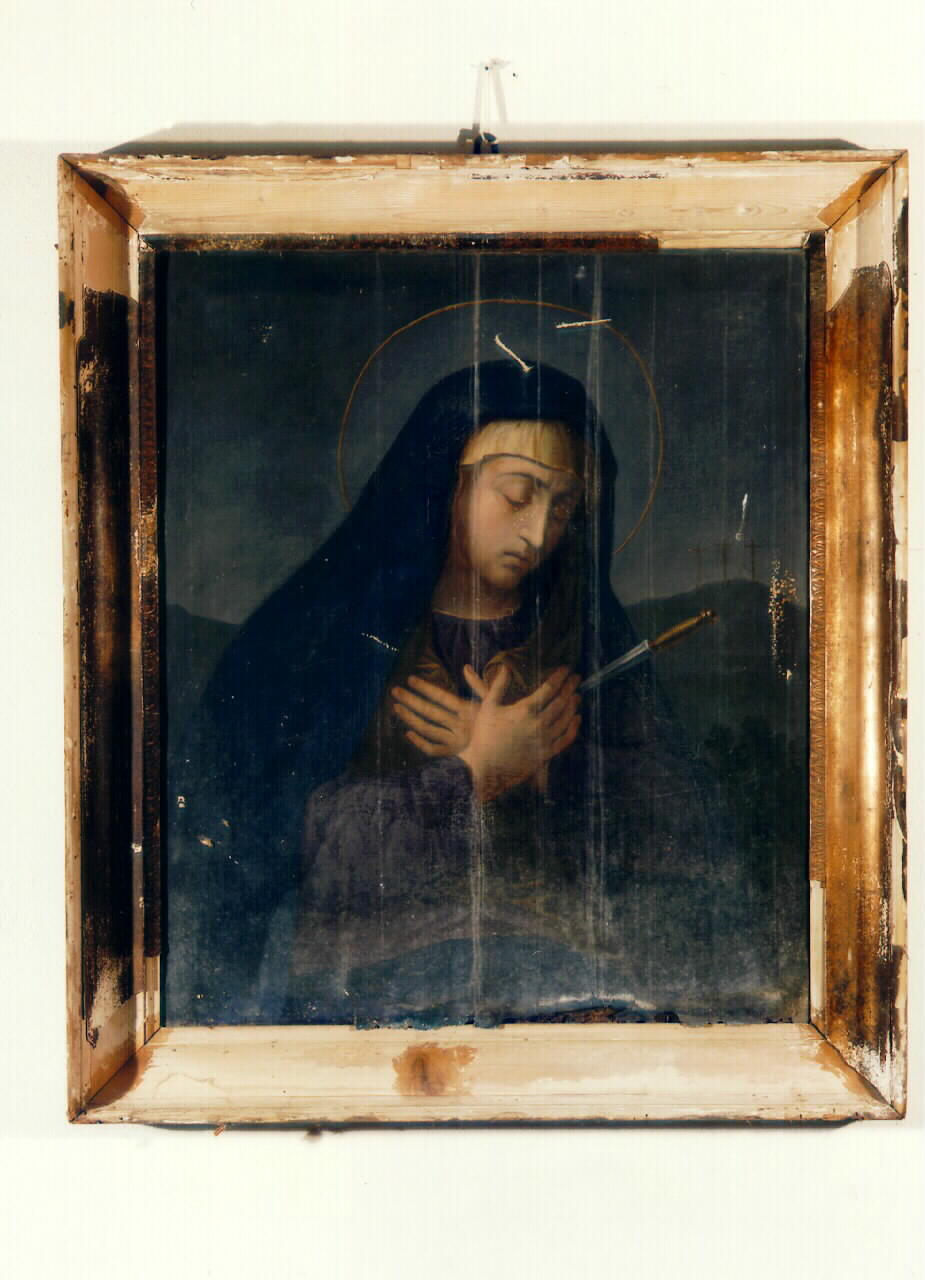 Madonna Addolorata (dipinto) - ambito siciliano (Prima metà sec. XIX)