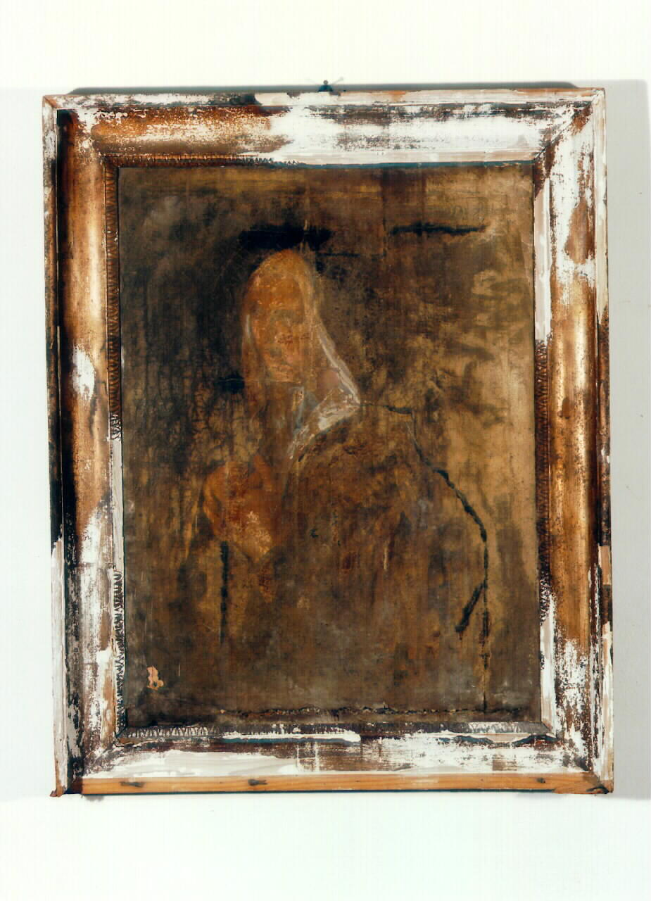 figura femminile (dipinto) - ambito siciliano (sec. XIX)