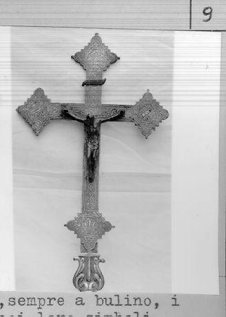 croce processionale - bottega italiana (sec. XVIII)