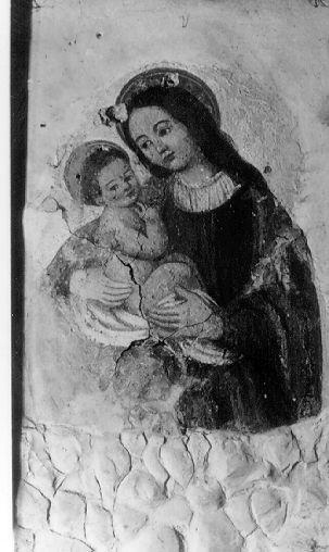MADONNA CON BAMBINO (dipinto) - ambito italiano (sec. XVIII)
