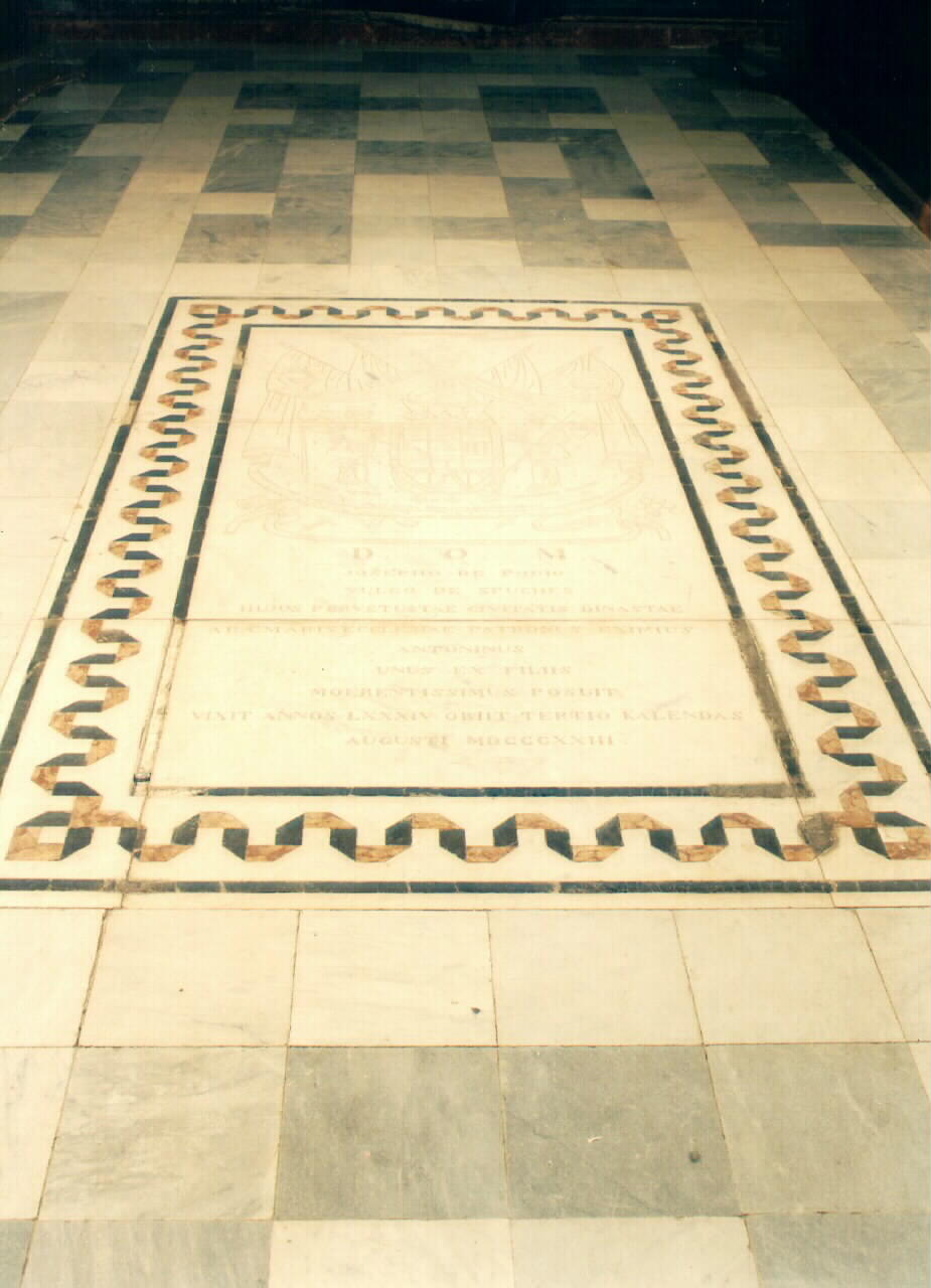 lapide - sepolcrale - ambito siciliano (sec. XIX)