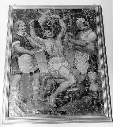 MARTIRIO DI SAN BARTOLOMEO (dipinto) - ambito italiano (sec. XVIII)