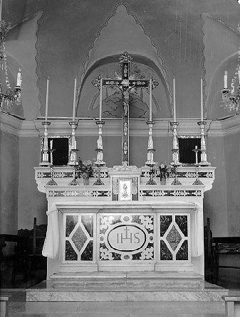 altare maggiore - bottega italiana (inizio sec. XVIII)