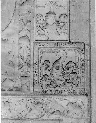 lapide tombale - bottega italiana (sec. XV)