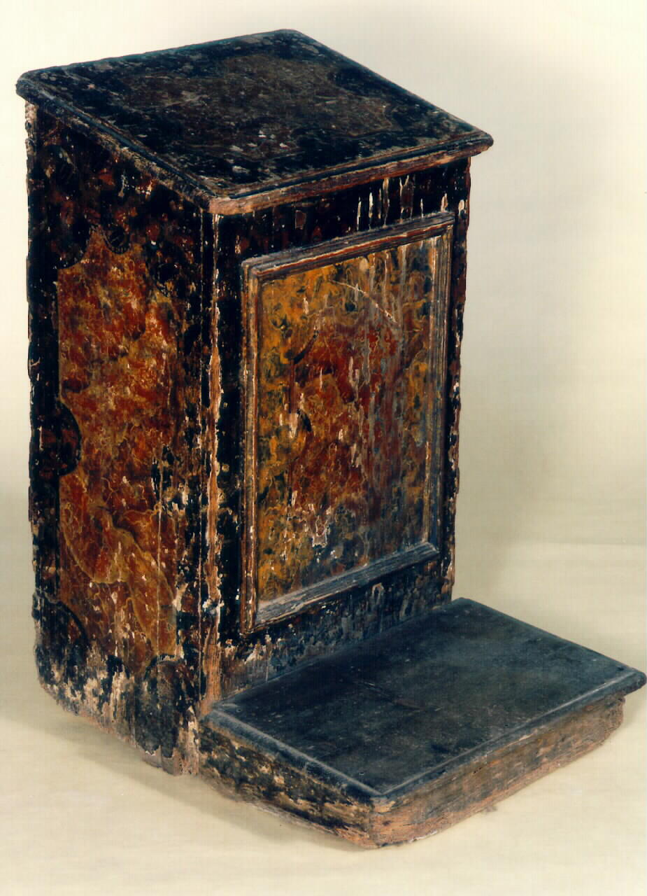 inginocchiatoio, serie - produzione siciliana (sec. XIX)