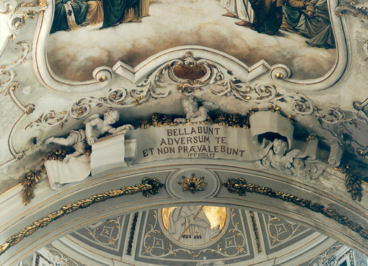 angioletti reggicartiglio (rilievo) - ambito siciliano (Seconda metà sec. XVIII)