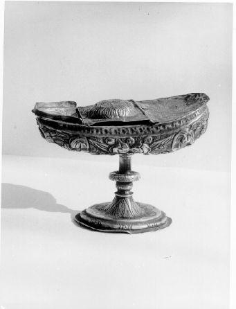 navicella portaincenso - bottega genovese (sec. XVII)