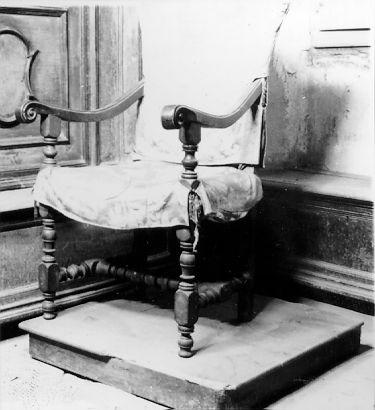 poltrona - bottega toscana (sec. XVIII)