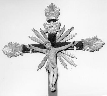 crocifisso - bottega italiana (sec. XIX)